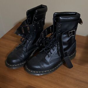 Dr. Martens Black Leather Footwear